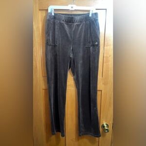 Juicy Couture Velour Brown Vintage Y2K Track Pants Large Women’s